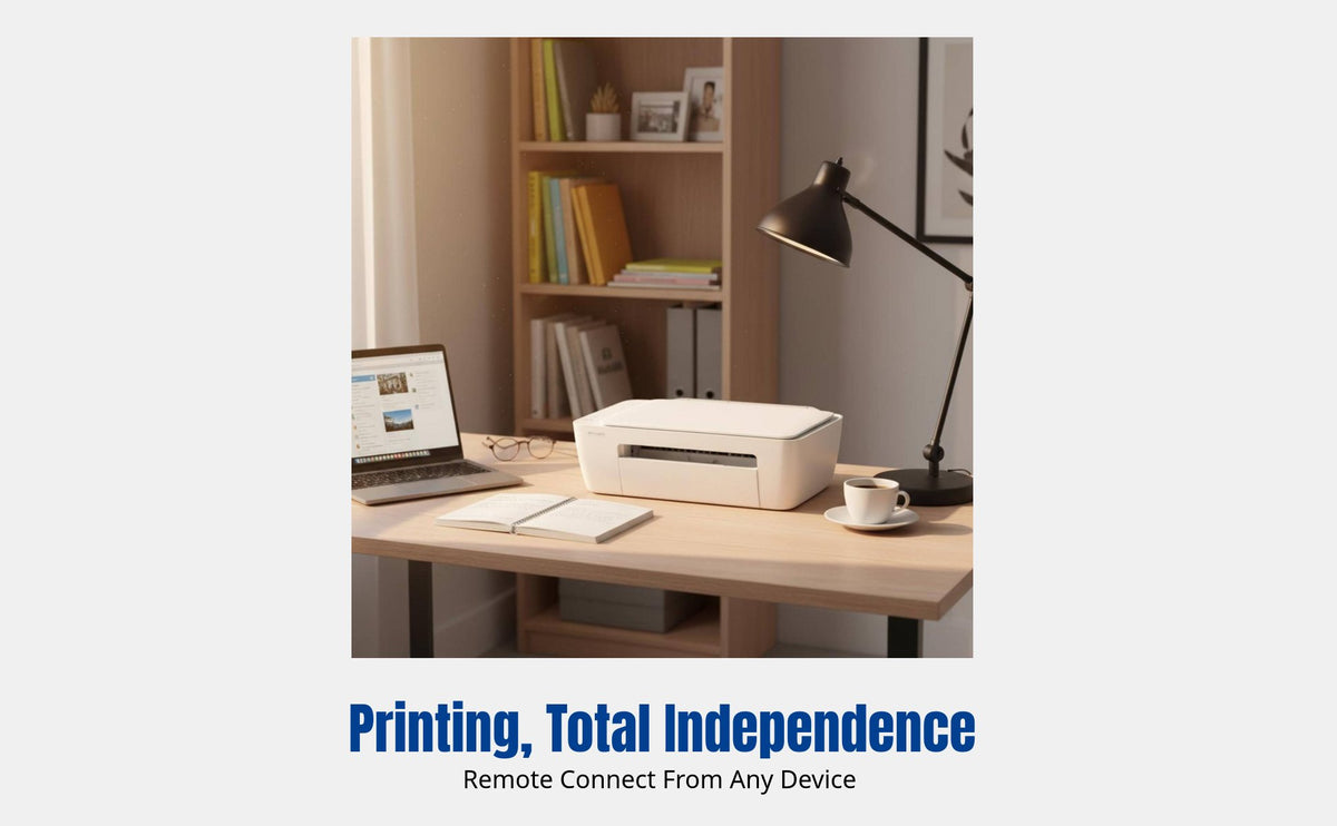 Used Inkjet Printer, Wireless, Compact, Home Office Student, Scan, Photo Print, Letter