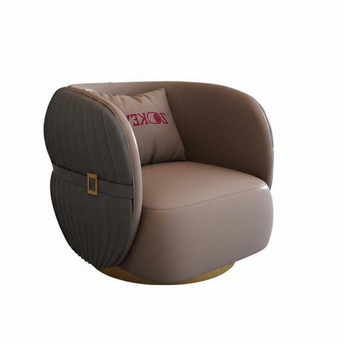 Modern Aesthetic Pleated Barrel Chair and Couch Combo Wear-Resistant Reception Sofa Group Easy to Clean Commercial Furniture High-Density Foam for Interior Designers, Office Managers, Business Owners, Beauty Salon