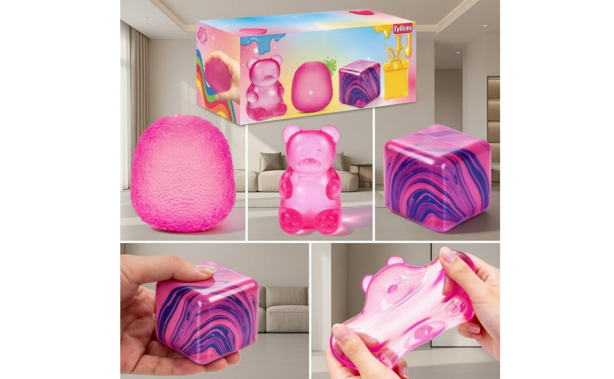 8-Piece Boxed Maltose Stress-Relief Squishy Toy Blind Box