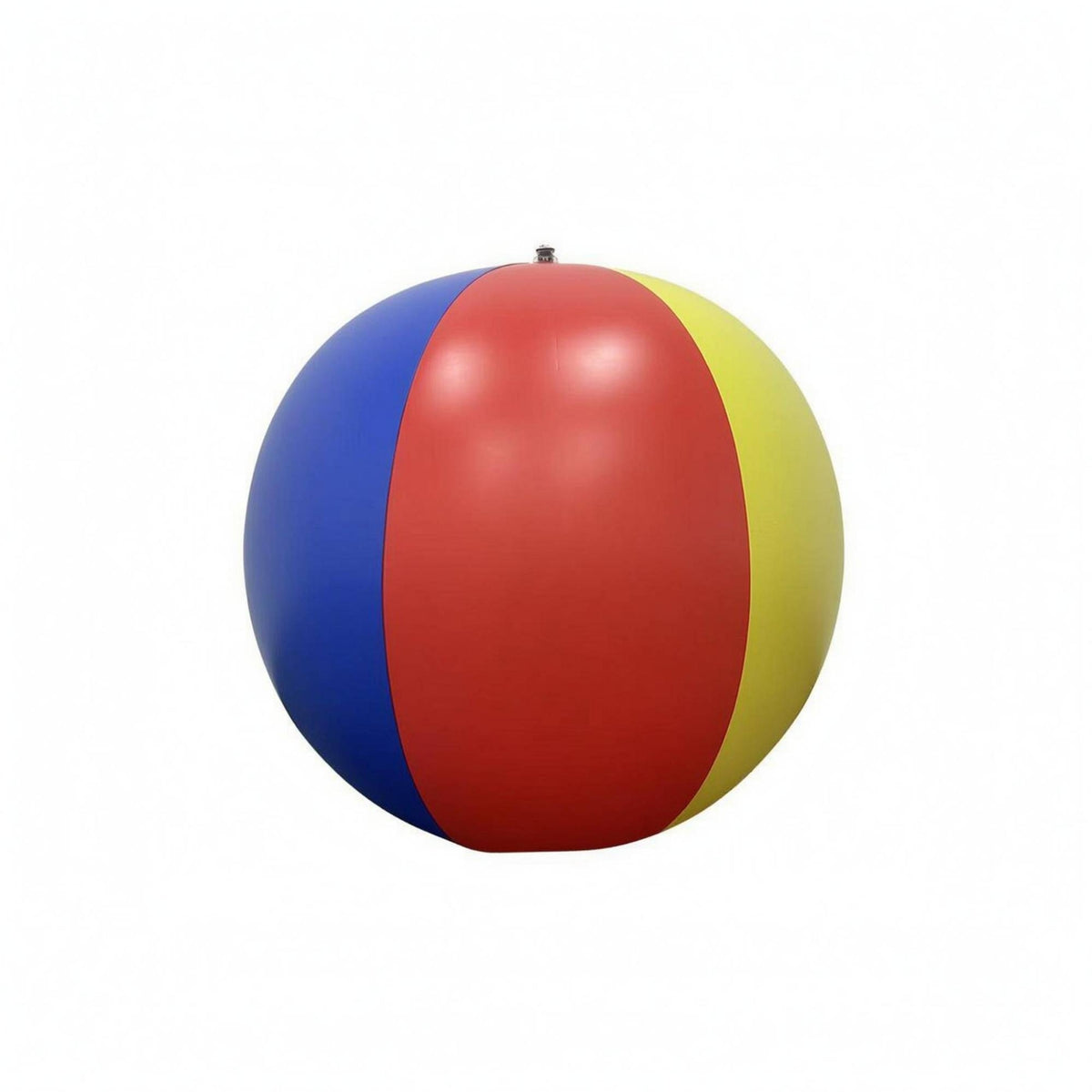 Vertical Color Sections Glossy Panel Beach Ball Multicolor Inflatable Beach Ball