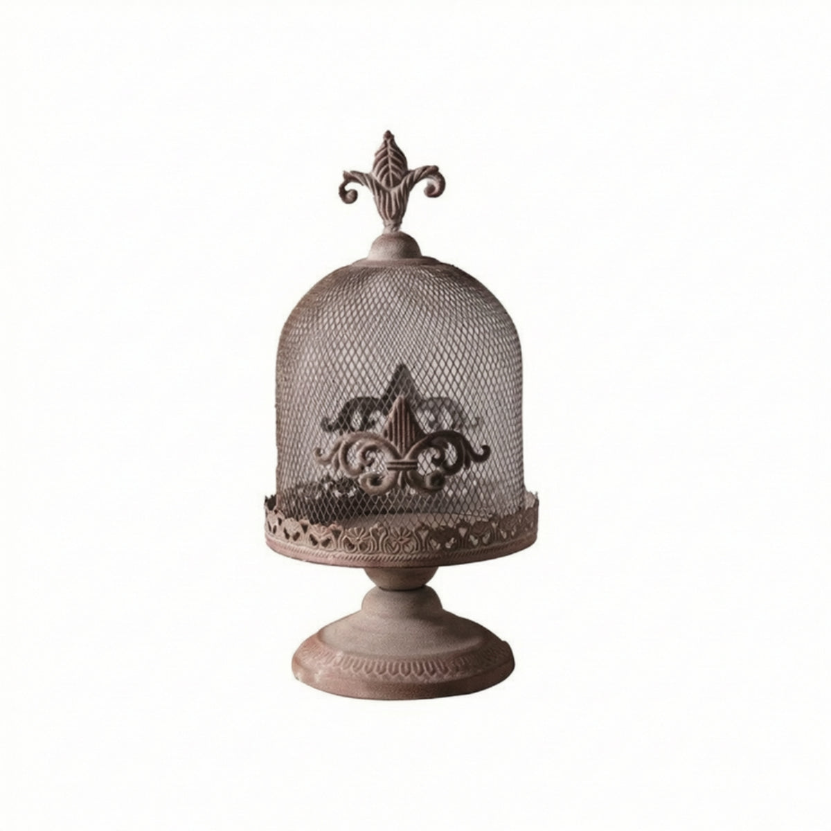 Decorative Birdcage Candle Holder Distressed Birdcage Candle Holder Rustic Bird Cage Lantern for Wedding, Mantel