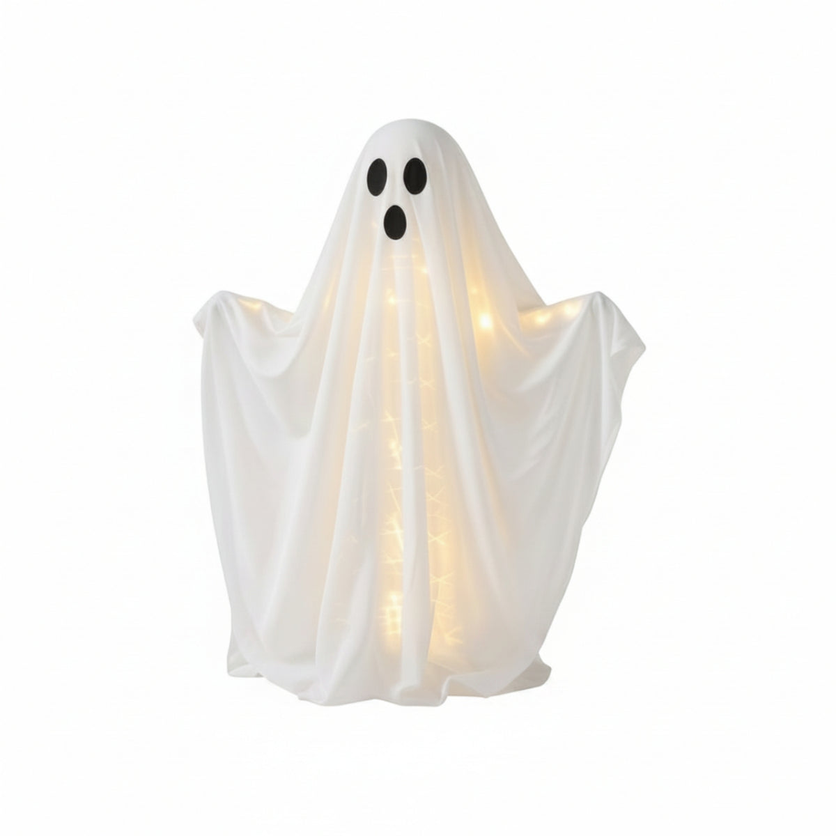 Halloween Ghost Decoration Light up Glowing Ghost Spooky Stable for Homeowners, Porch, Haunted House