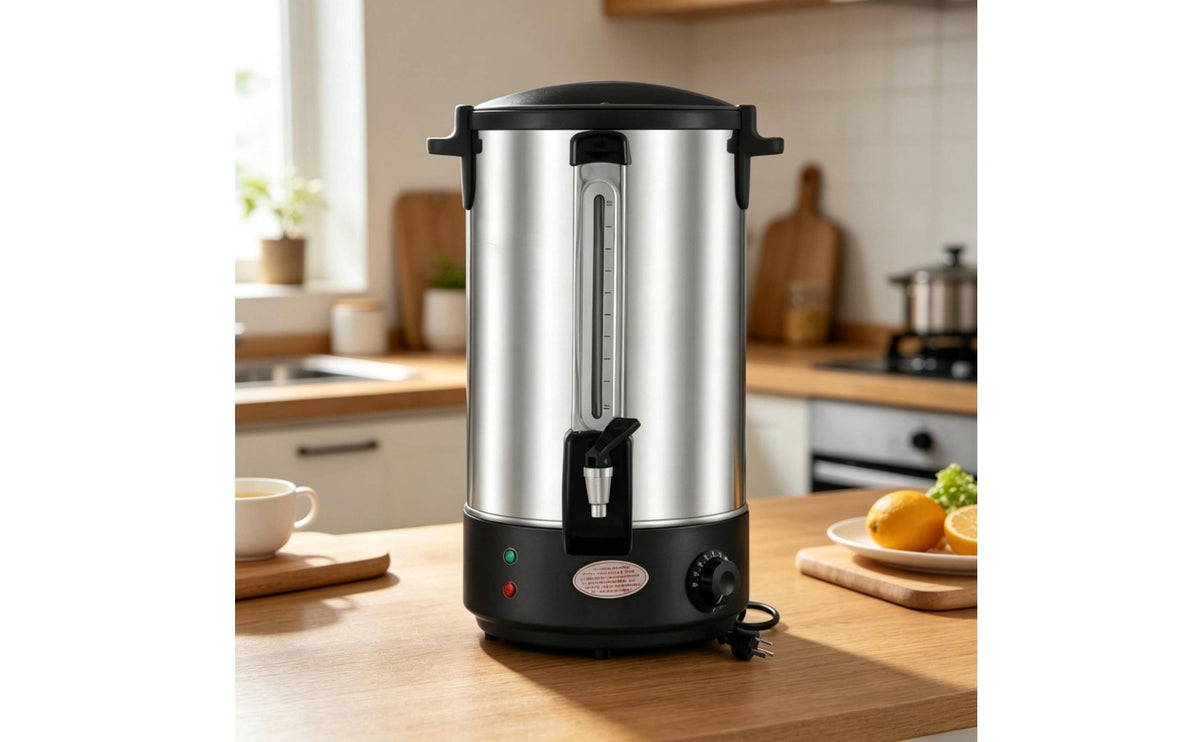 Stainless Steel Boiling Container Anti-Scald Design Electric Hot Water Dispenser Professional Tea Urn Automatic Keep Warm