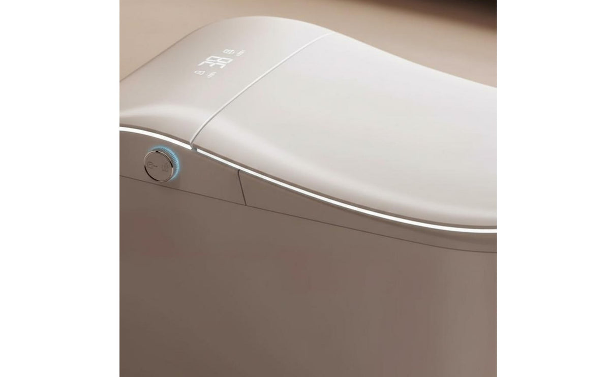 Ergonomic Design Smart Toilet Quiet Operation Intelligent Toilet Warm Water Wash Bathroom Fixture Soft-Close Lid for Elderly