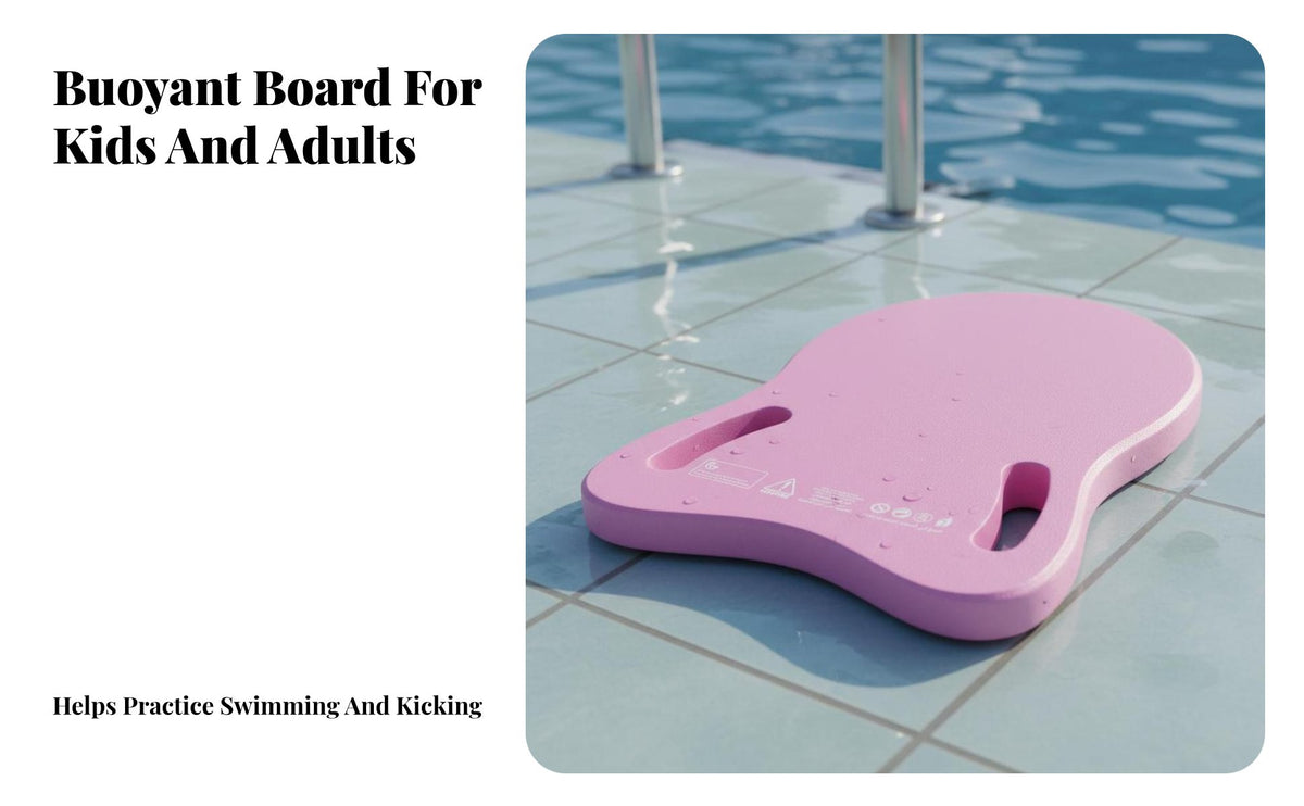 Swimming Kickboard Beginner Friendly Swim Training Board Sturdy EVA Foam Buoyancy Float Board for Children, Beginners, Water Aerobics, Beach, Lake