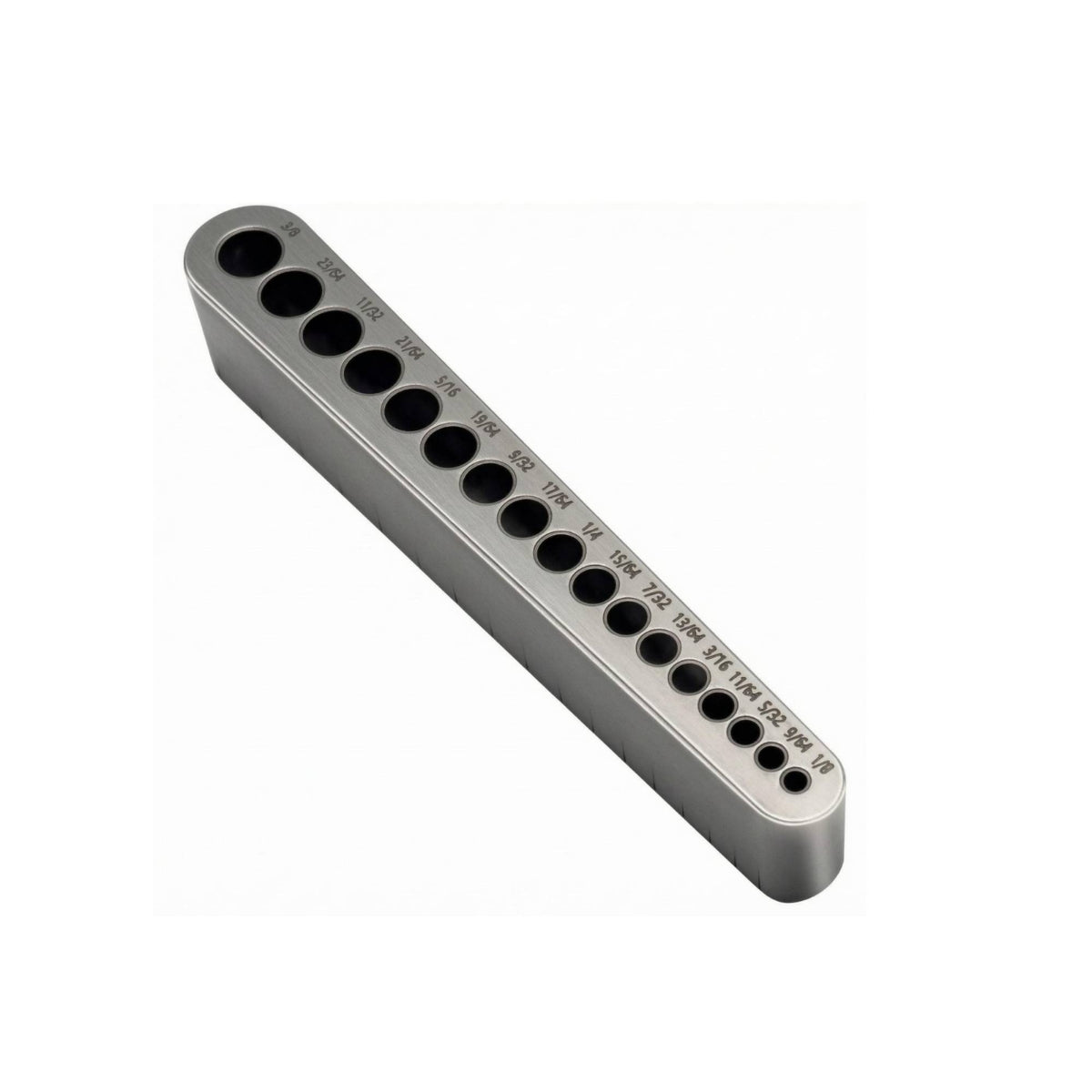 Built-in V-Slot Precision Drill Jig Imperial Sizes Drill Bit Guide Block Alignment