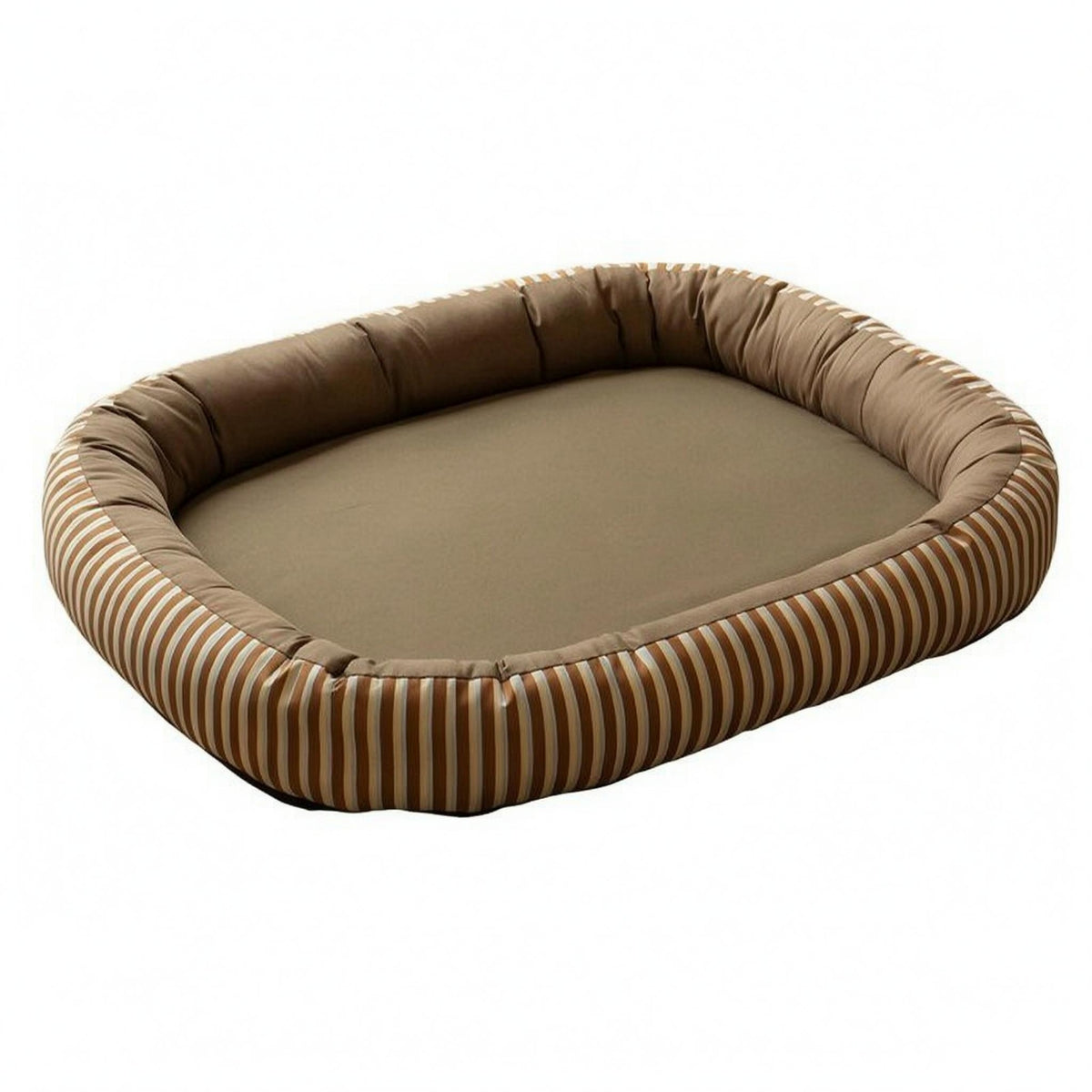 Nest-Style Pet Bed Striped Pet Cushion Washable for Dogs