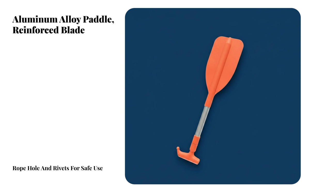 Telescopic Boat Paddle Reinforced Aluminum Alloy Paddle Lightweight Boat Oar for Boaters, Outdoor Enthusiasts, Kayaking, Lake, River