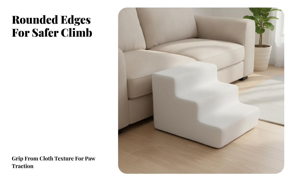 High-Compression Three-Step Pet Stair