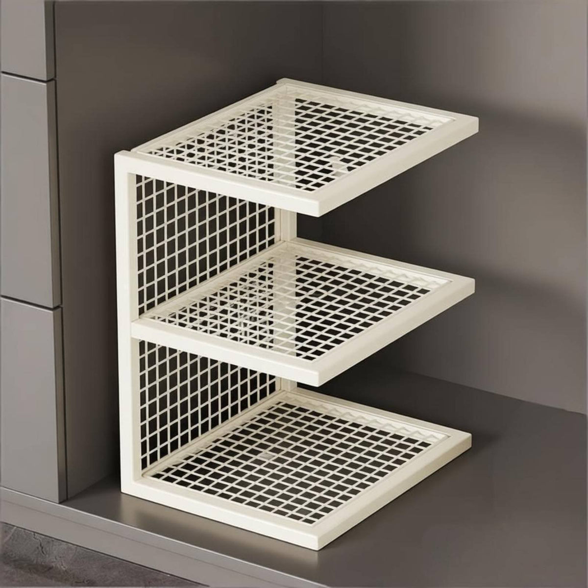 Wire Shelf Riser adaptable Use Freestanding Wire Rack Easy to Clean for Students
