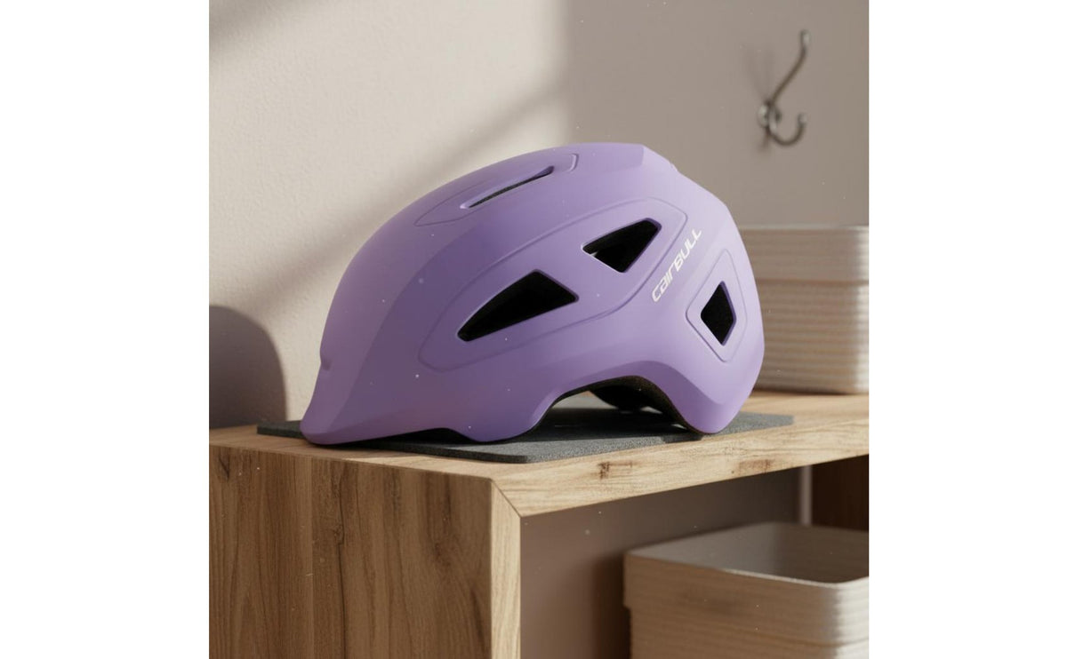 Shock Resistant Multi Sport Helmet Shock Protection Bike Helmet Adjustable Fit Sports Gear Vented Design for Children, Cycling, Skating