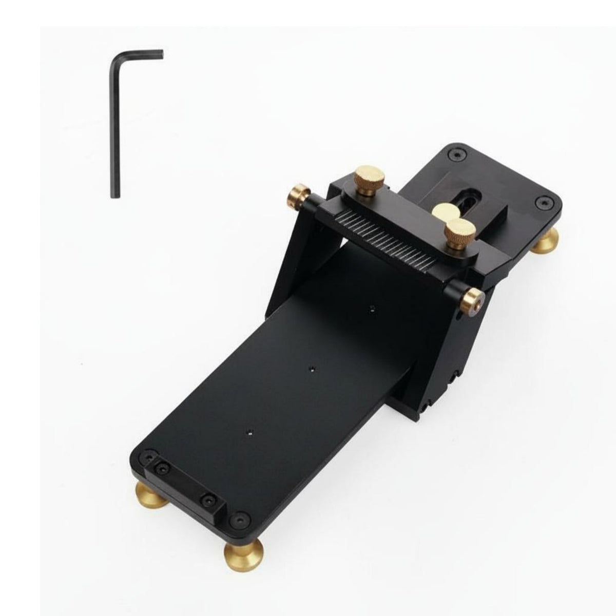 Aluminum Alloy Body Whetstone Holder Sharpening Jig Anti-Slip Feet Fixed Angle Honing Tool CNC Machined Adjustable Sharpening System for Woodworkers