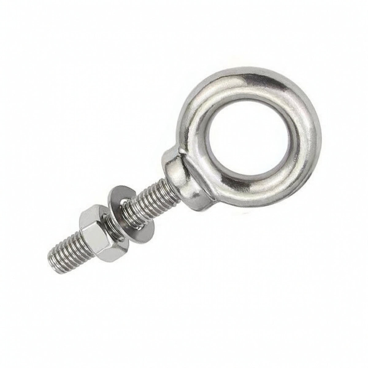 Fixing Loop with Threaded Bolt Lifting Loop Eye Bolt Heavy-Duty Fastener for Workshop
