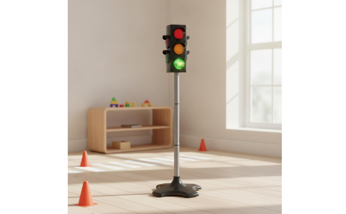 Traffic Light Toy Educational Toy Traffic Display Pedestrian for Young Children, Teachers, Playroom, Classroom, Preschool