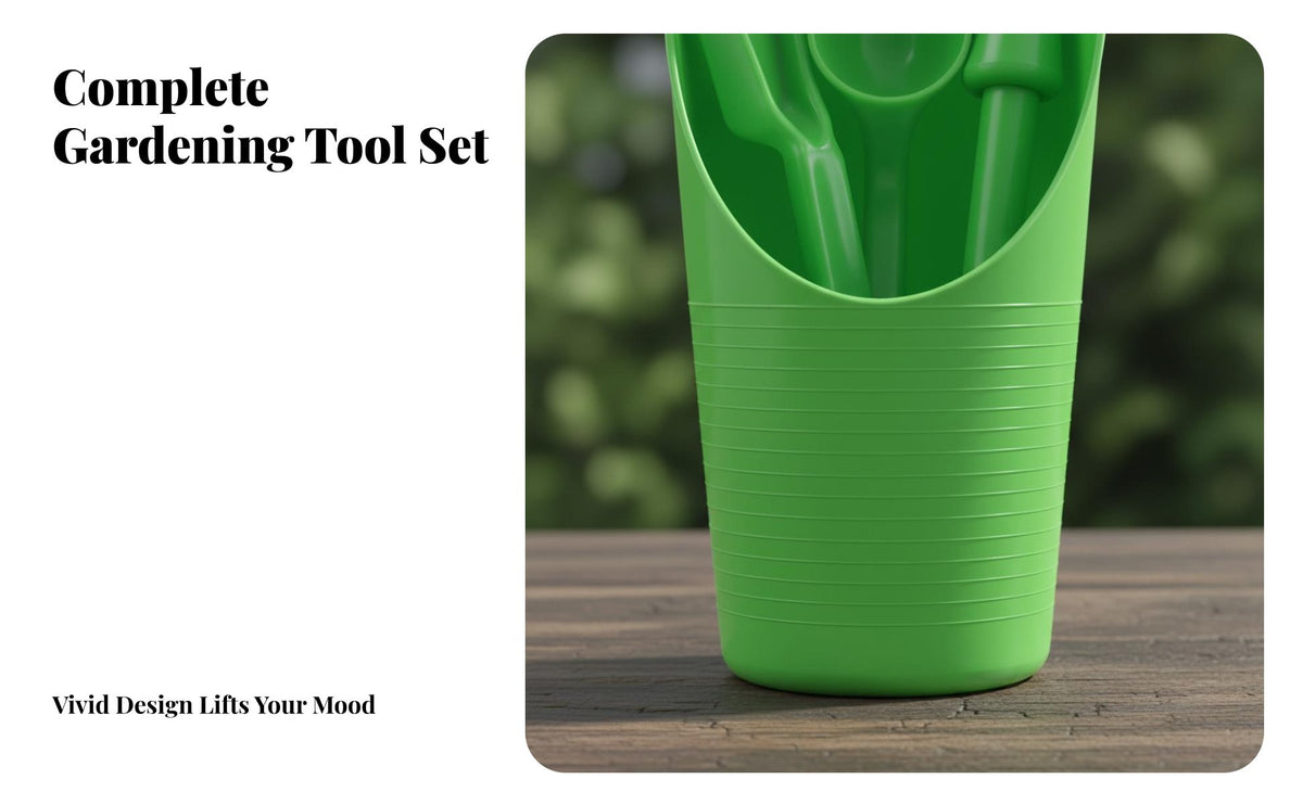 4 Pieces 4 Piece Tool Set Lightweight Tool Kit Great Gift Transplanting Tools Set for Gardeners, Beginners, Balcony, Office, Home
