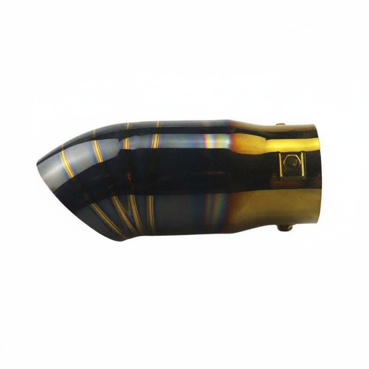 Stainless Steel Muffler Tip Easy Installation Angled Cut Exhaust Pipe Cover