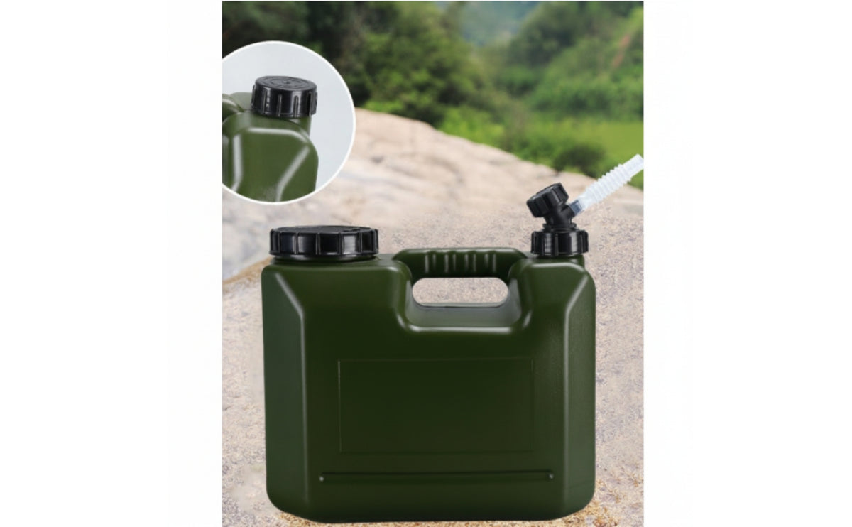 Portable Water Container Leakproof Storage Container Compact Water Can with Handle for Camping