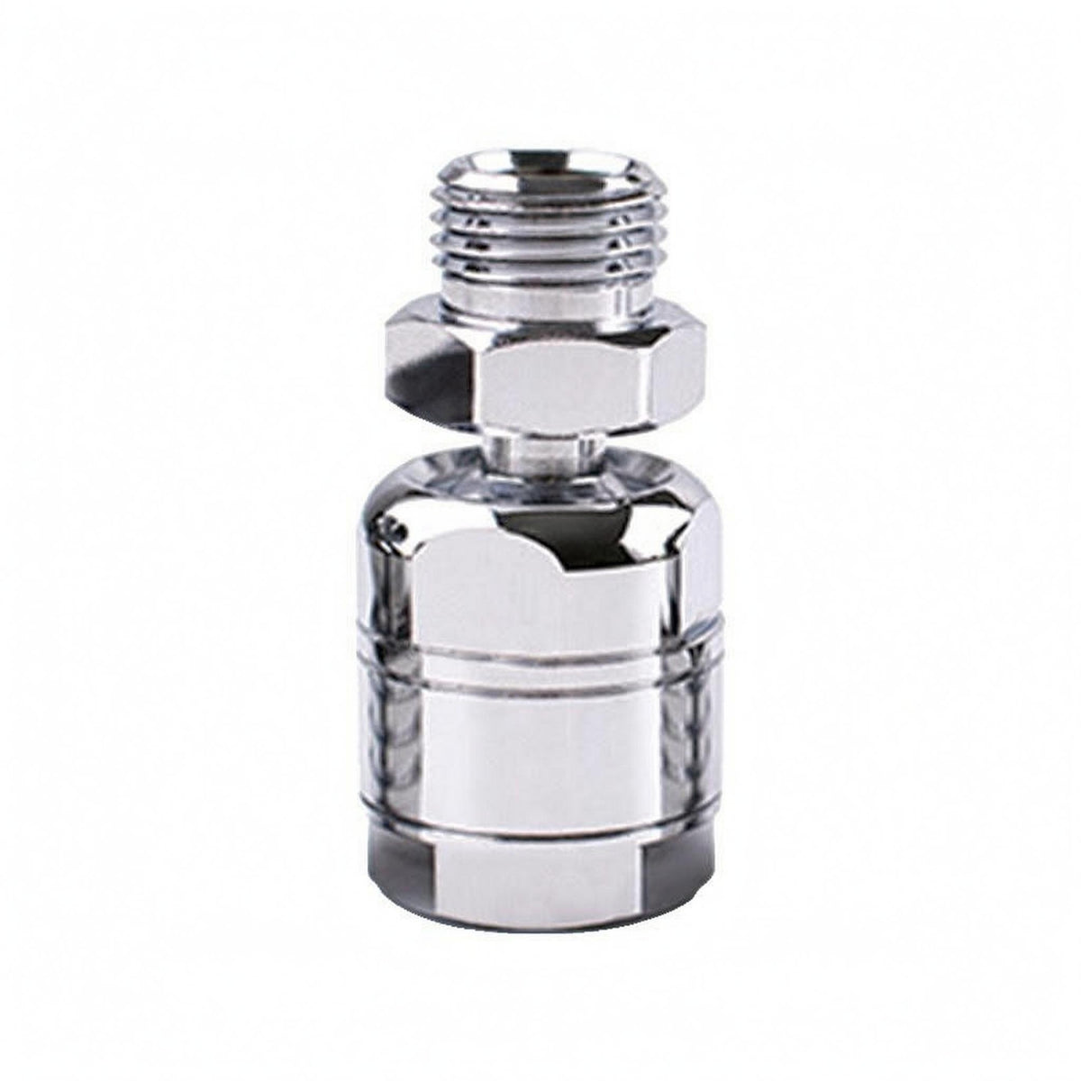 2RD Stage Regulator Adapter Hexagonal Tightening Section Regulator Swivel Adapter Silver Metal Underwater Gear