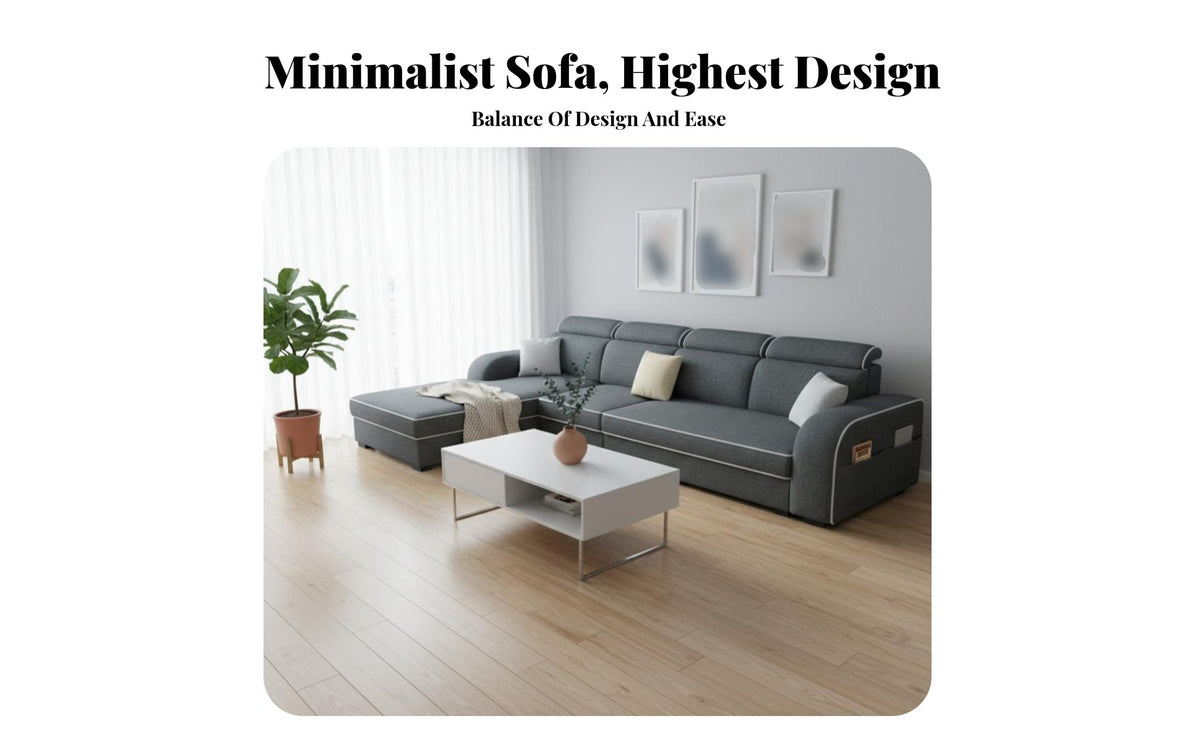 3-Seater Fabric Settee Easy to Clean Living Room Furniture Latex seat pad Upholstered Couch for Apartment Dwellers, Families, Lounge Area, Home Office