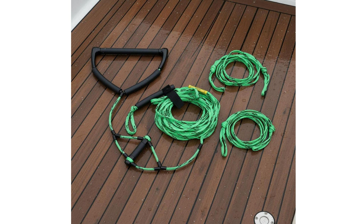 Double Handle Ski Rope 4 Section Adjustable Length Water Ski Rope with Handle