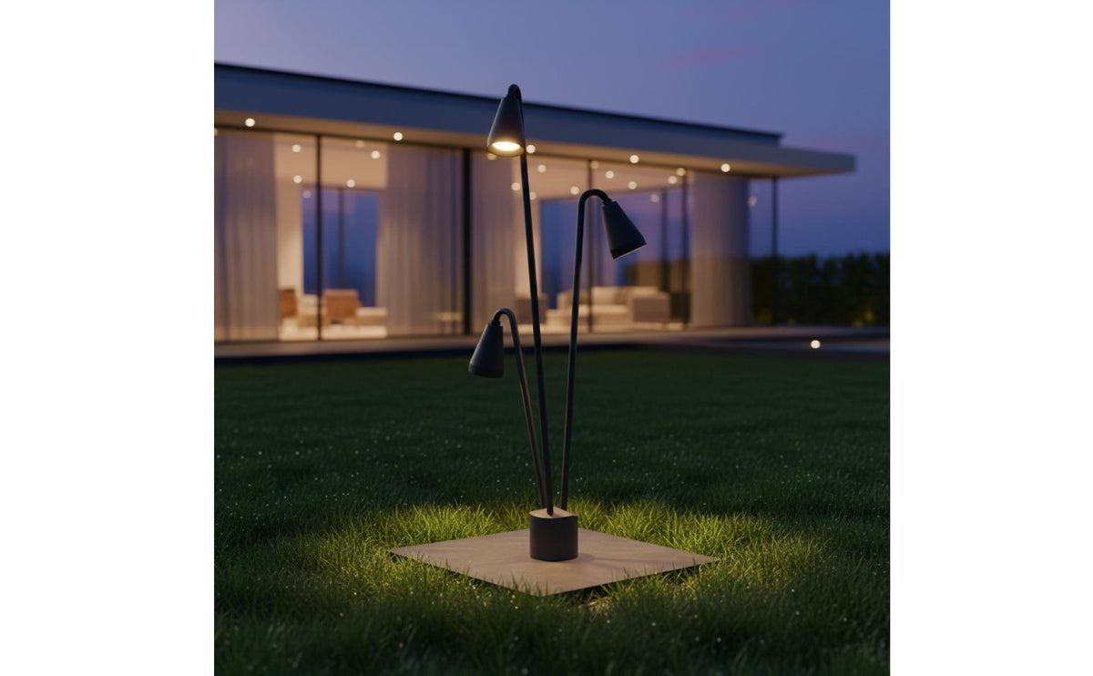 Outdoor Landscape Light IP65 Waterproof Minimalist Pathway Lamp Modern Outdoor Stake Light for Courtyard, Backyard, Patio