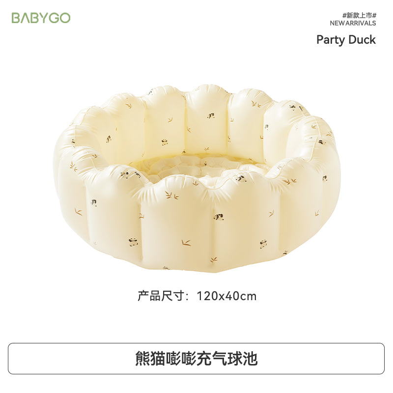 BABYGO海洋球池儿童室内家用波波池戏水玩具泳池婴儿充气城堡乐园