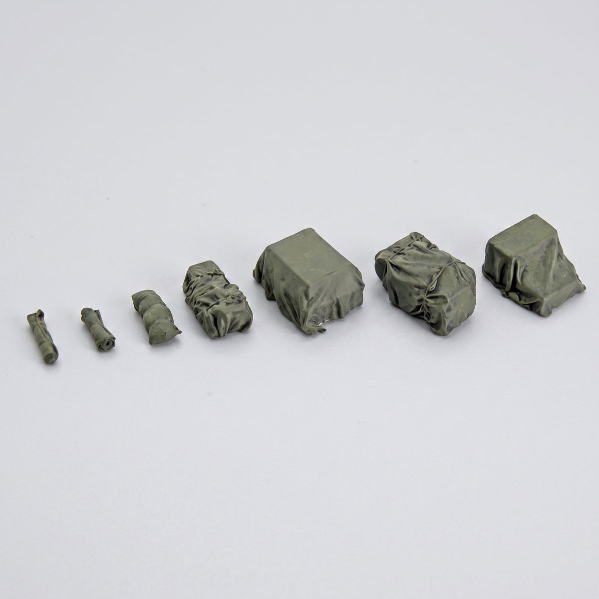 1/72 Scale Pre-Painted Tank Supply Package Diorama Accessories 3D Printed War Scenery