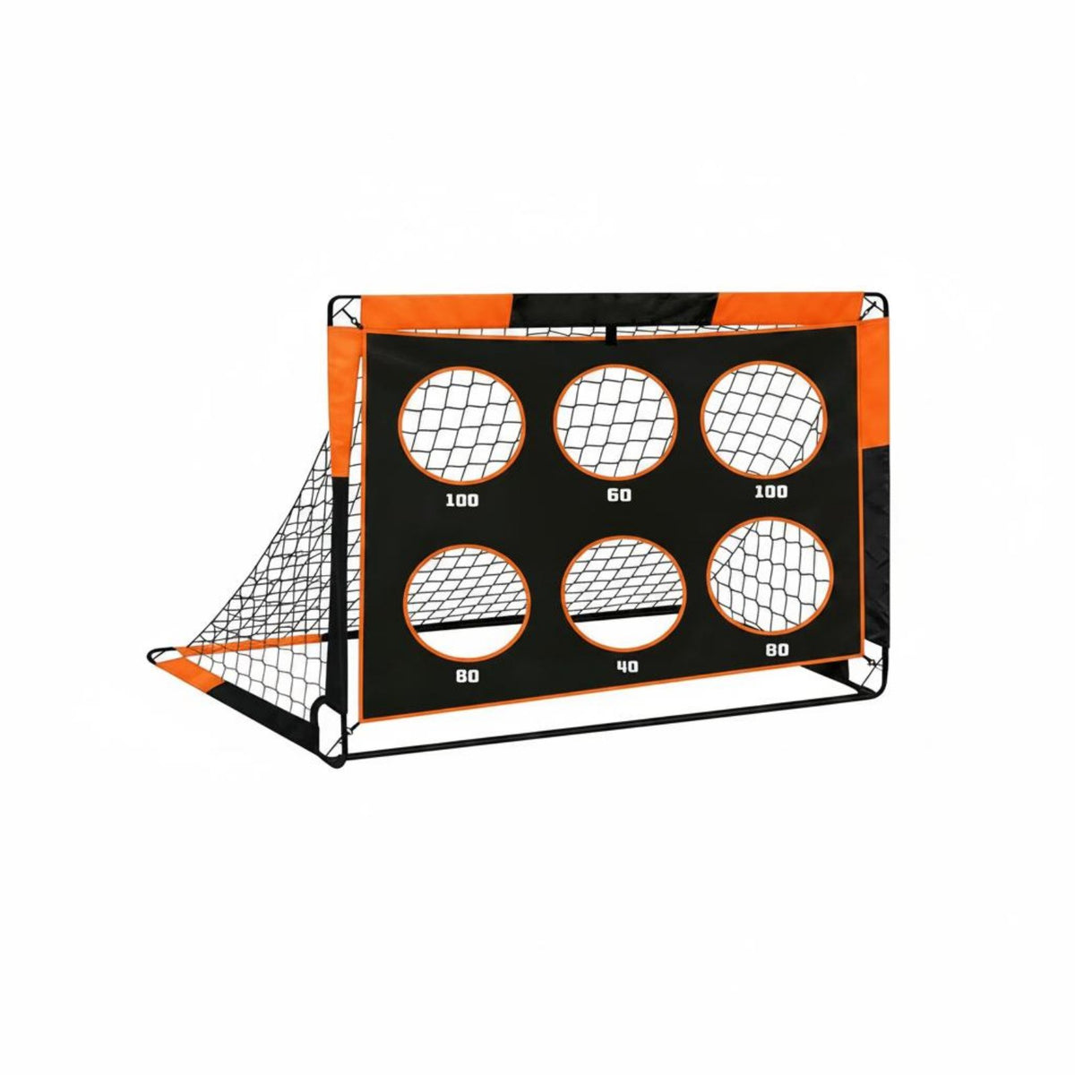 Soccer Goal with Target Net Training Soccer Goal with Target Precision for Young Athletes, Coaches, Backyard, Park