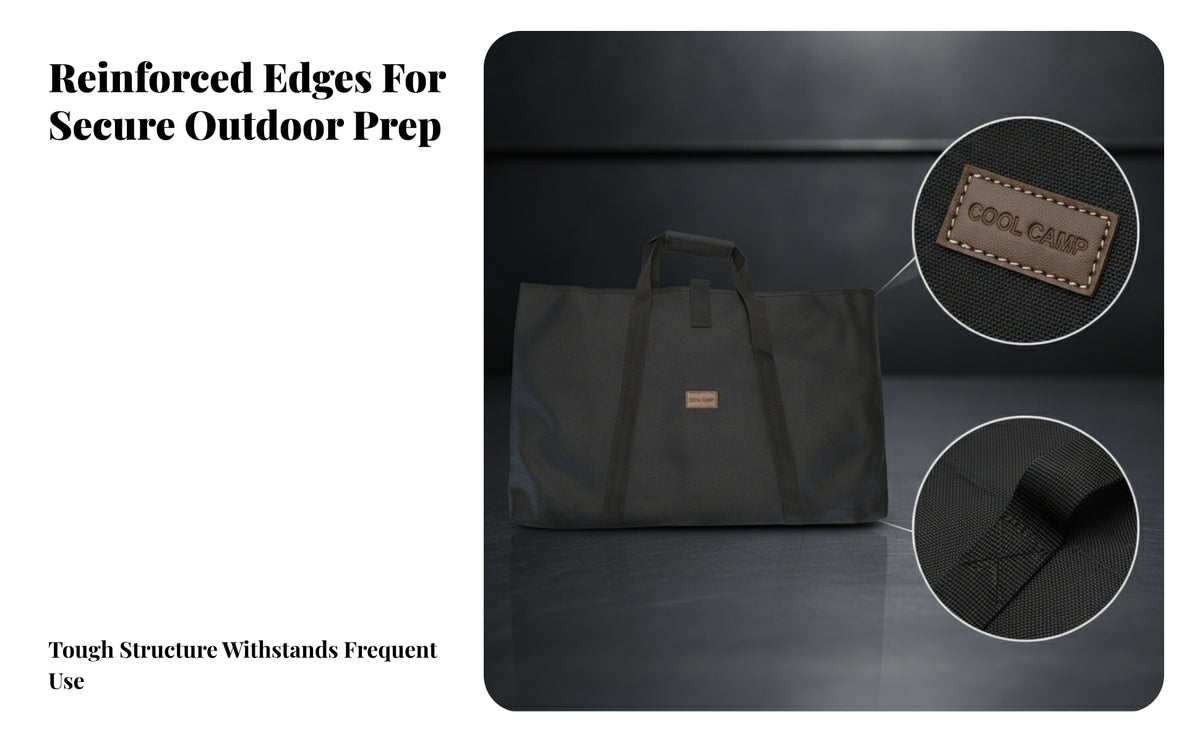 Open-Open-Top Storage Bag with Handles
