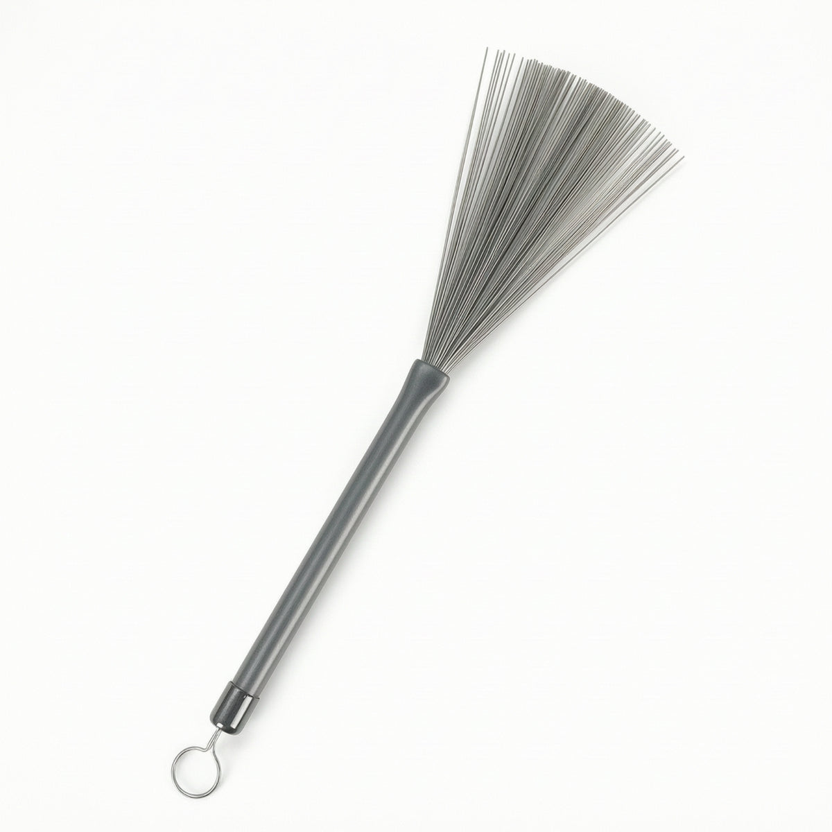 Drum Brush with Telescopic Handle Compact Wire Drum Brush Anti-Slip for Gigs