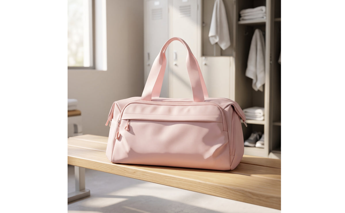 Duffel Bag with Shoe Compartment Water-Repellent Gym Bag with Shoe Compartment Large for Journeyers, Travel, Weekend Trips