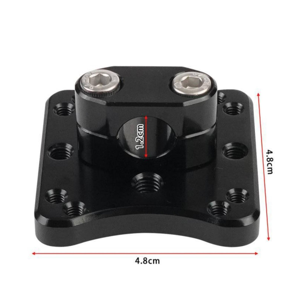 Handlebar Clamp Mount 12mm Motorcycle Mount Metal for Handlebars