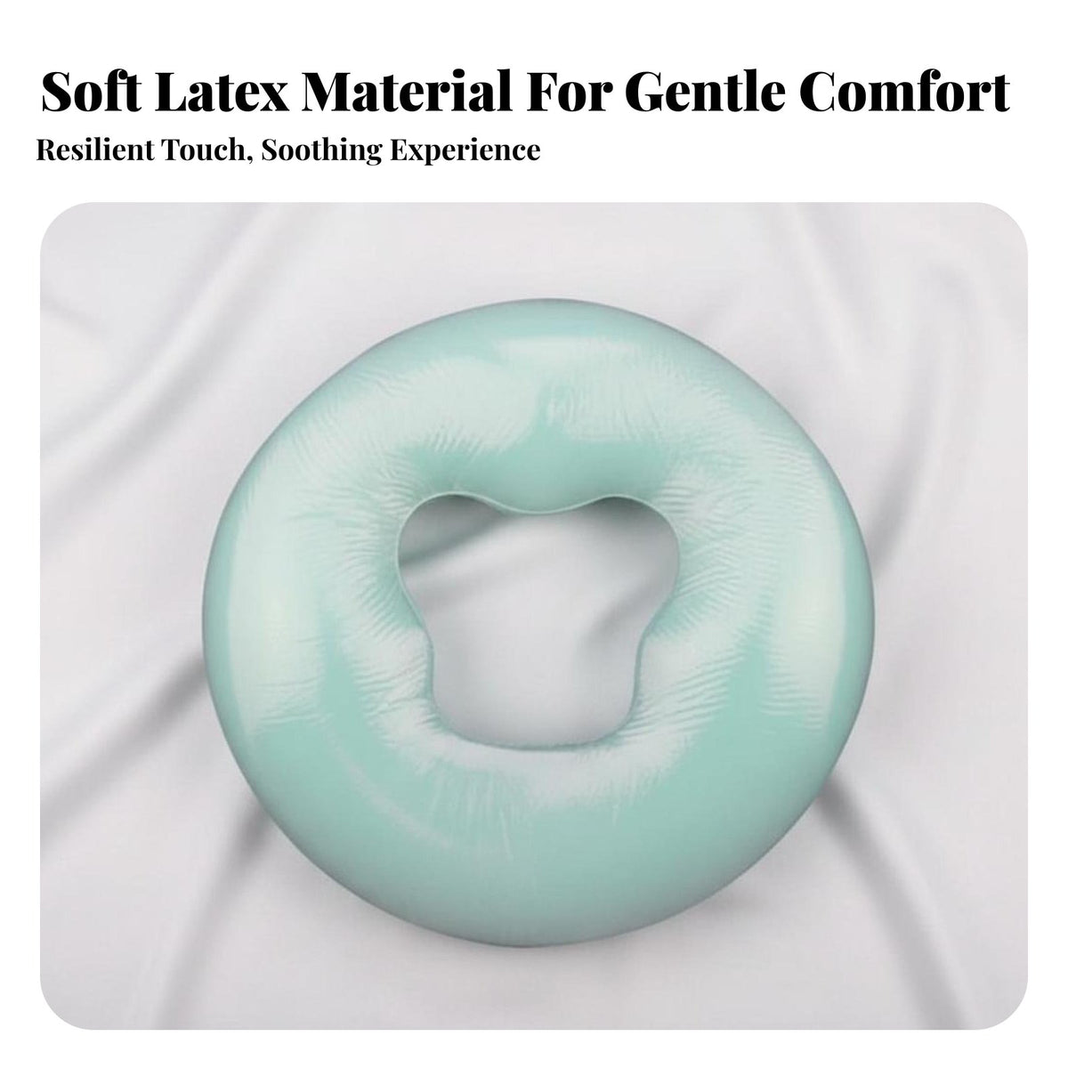 Beauty Bed Face Pad Anti-Slip Pr Client Face Pillow Comfortable U-Shaped Massage Pillow for Beauticians, Office Workers, Medical Office, Home