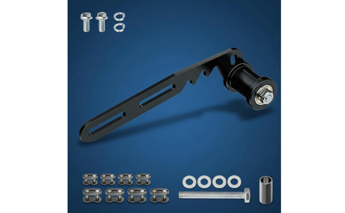 Mini Bike Chain Tensioner Mounts to Side Cover Kit
