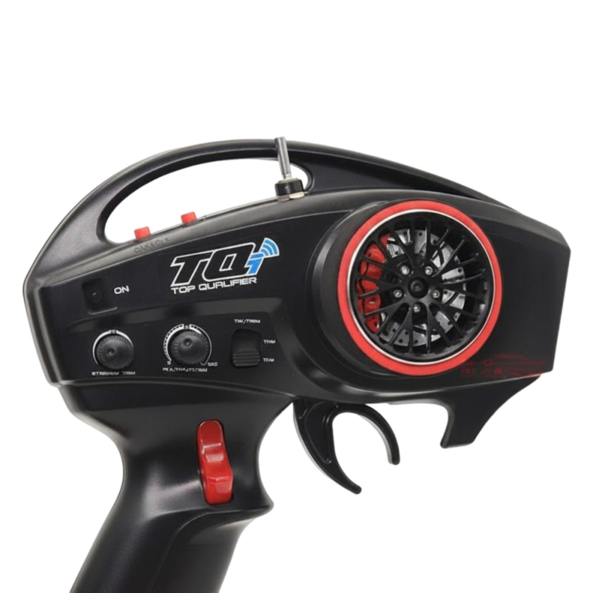 High Simulation Design RC Controller Steering Wheel Upgrade Kit Thickened Sponge Grip Transmitter Handwheel with Brake Disc CNC Machined RC Transmitter Steering Wheel