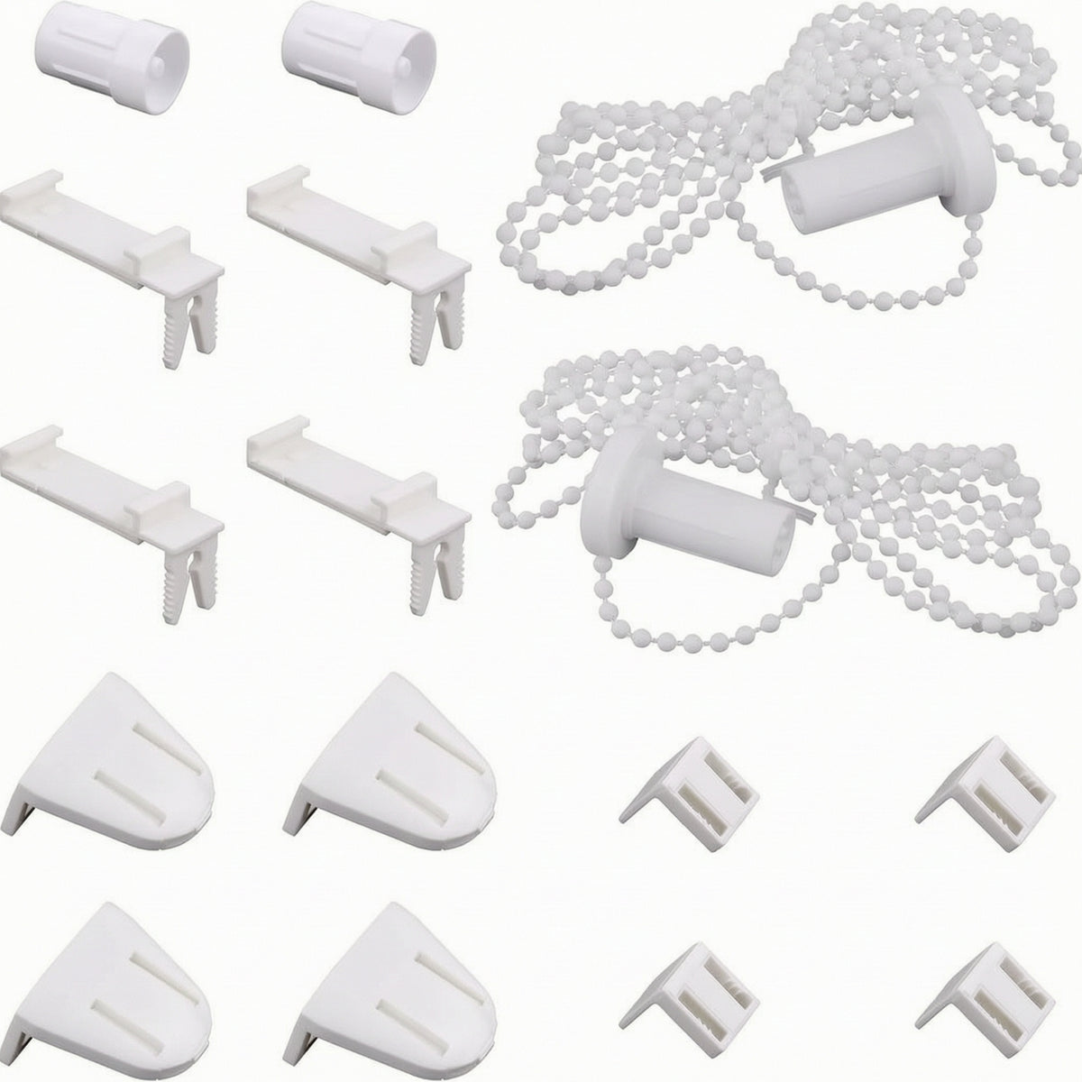 4 Pieces Universal Fit Blind Repair Hardware Molded Bead Chain Control Mechanism Sturdy Blind Replacement Parts Wear-Resistant for Renters, Home Maintenance