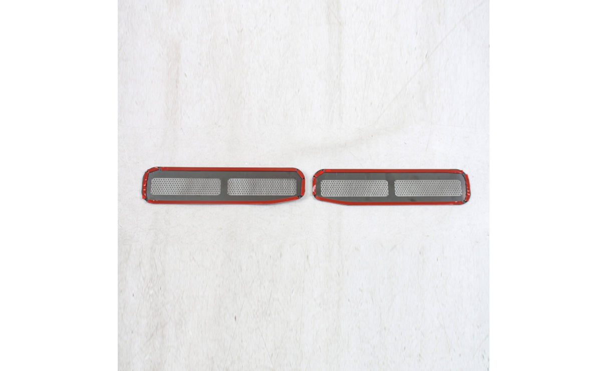 Perforated Under-Seat Air Outlet Cover Metal-Like Seat Air Outlet Cover Anti-Dust Easy Install for Car Owners
