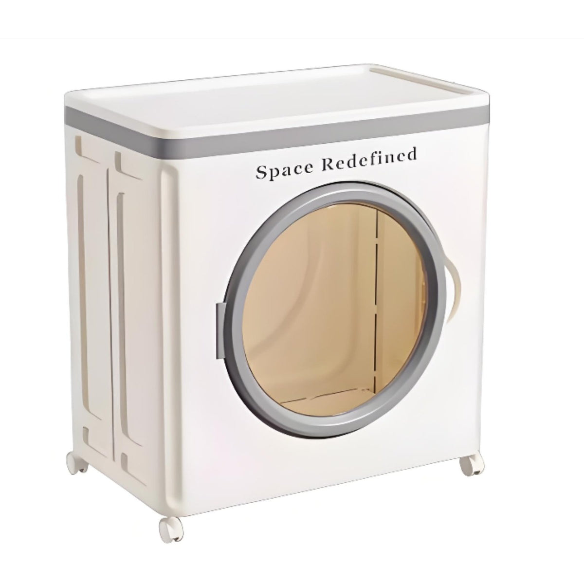 Foldable Wheeled container With casters Wheeled Folding Crate Multi-Door entry