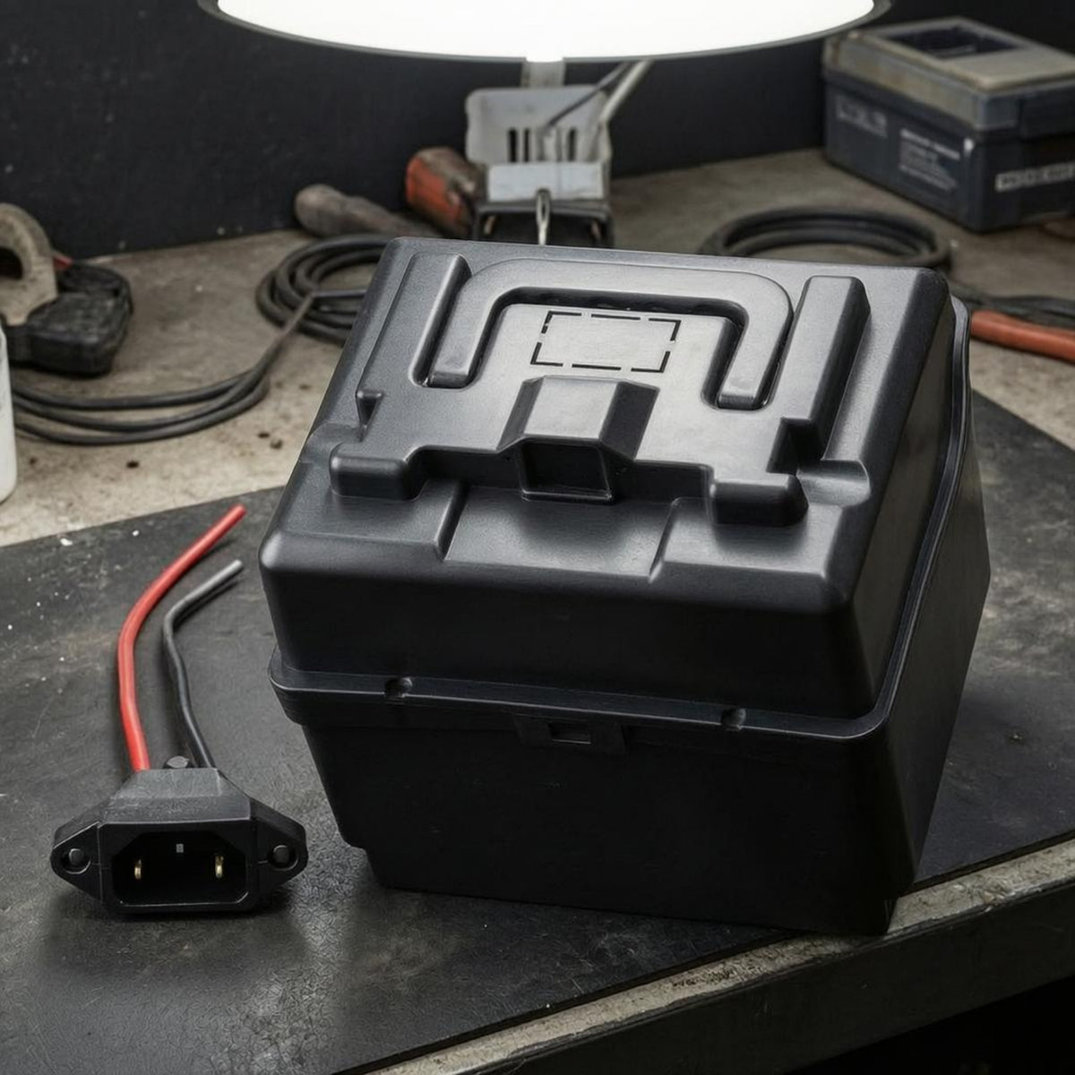 24V Battery Box Compact Hard Plastic Battery Box
