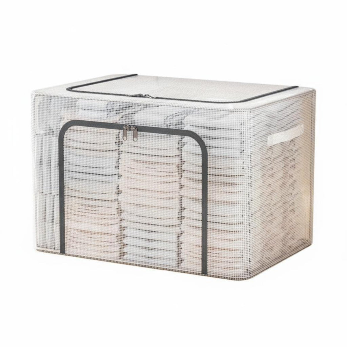 Foldable Frame Storage Box Stackable Framed Storage container dirtresistant for Dorm Room