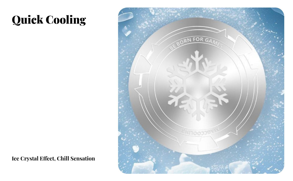 Ultra-Thin Attractive Phone Cooling Plate Prevents Overheating Attractive Metal Cooling Plate Strong Adhesion for Gamers, Gaming, Outdoor