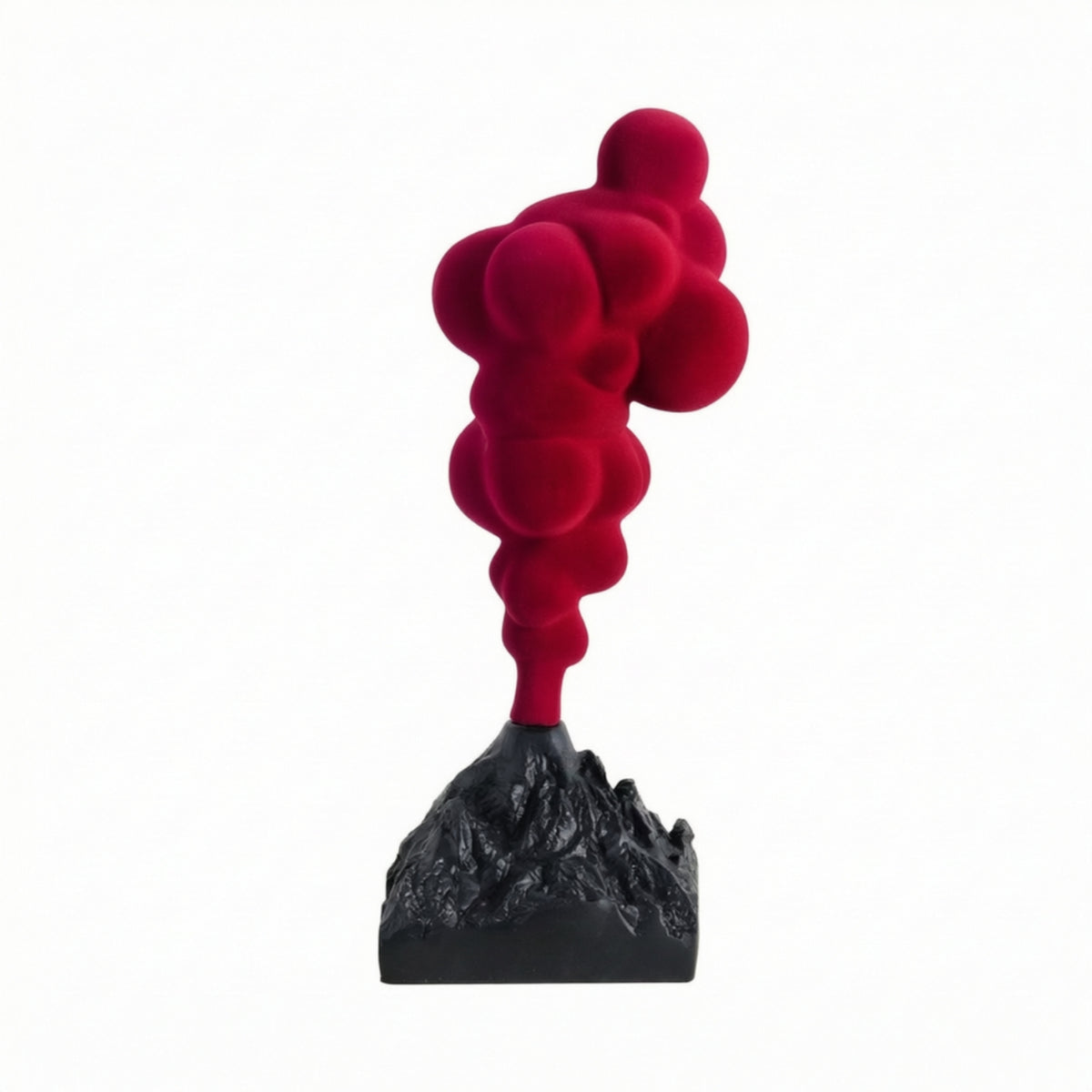 Mountain Sculpture Modern Mountain Decor Compact Volcanic Eruption Ornament for Art Collectors, Living Room