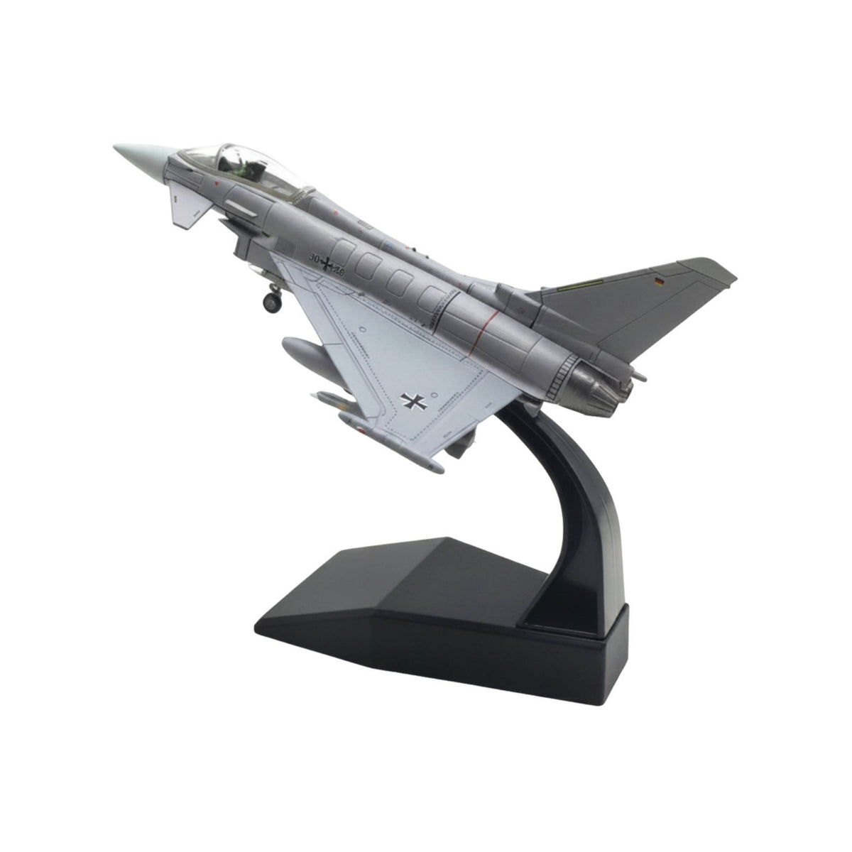 1:100 Scale European Design Fighter Jet Model Display Stand European Design Fighter Model Clear Canopy German for Collectors