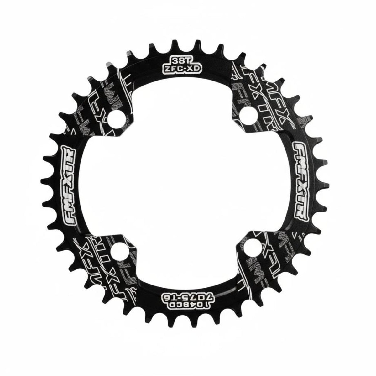 104 BCD Single Chainring Aluminum Alloy Mountain Bike Chainring Anti-Chain Drop Lightweight for Trail Cycling, Trail Riding