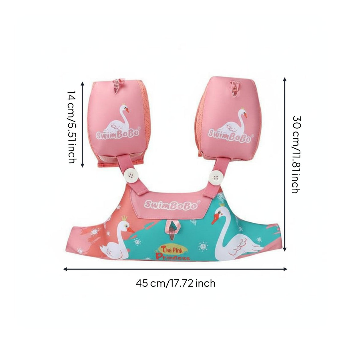 High Buoyancy Toddler Arm Floaties Beginner Friendly Children's Swim Instructor Cute Cartoon Design for Toddlers, Beginners
