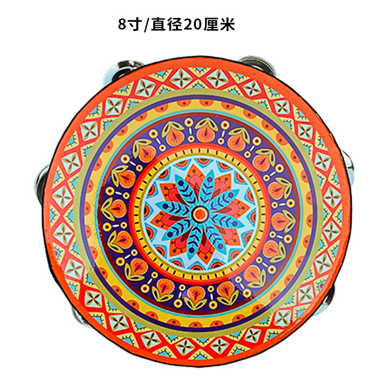 铃鼓敦煌飞天手鼓新疆维吾尔族手拍鼓乐器幼儿园舞蹈道具考级专用