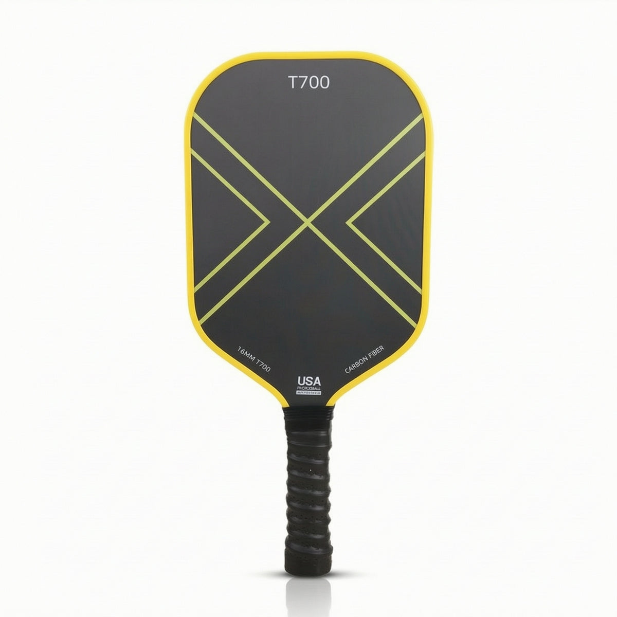 Carbon Fiber Pickleball Paddle 16mm Pickleball Paddle Sporting Goods Wrapped Grip Control for Players, Match Play, Training