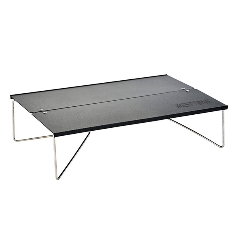 WestTune户外迷你折叠桌超轻收纳桌便携式茶几桌露营铝合金小桌子