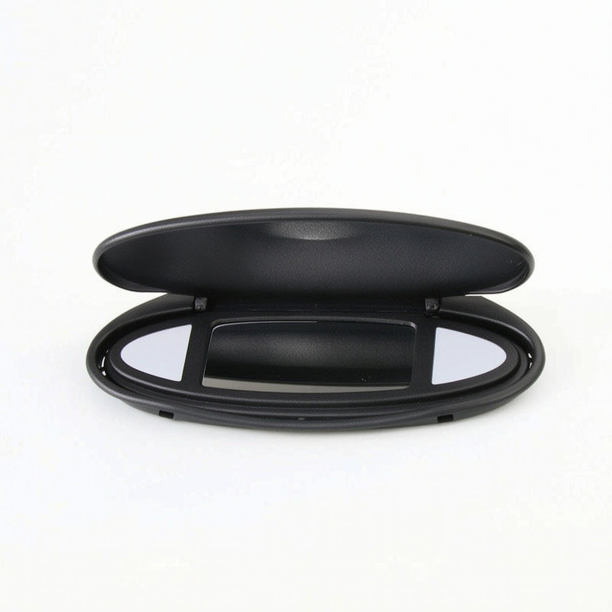 Visor Mirror Assembly Replacement Sun Visor Vanity Mirror with Cover Oval for Vehicle Owners