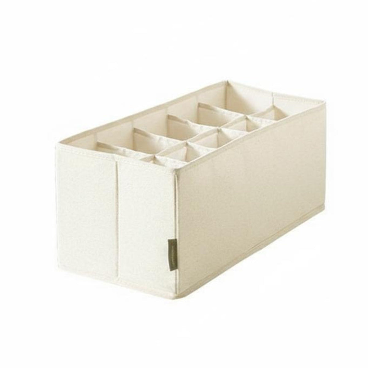 Foldable textile Box cleanable Clothing Organizer Reinforced Handles for Under Bed